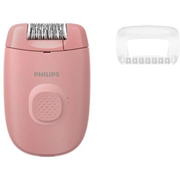 Epilator cu Fir Seria 2000 BRE227/00 1 Setare de Viteza Cap de Epilare Lavabil 1 Accesoriu Roz