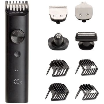 Kit Multifunctional pentru Barba si Par Corporal Grooming Pro EU (BHR6396EU) 5 Capate Interschimbabile Negru