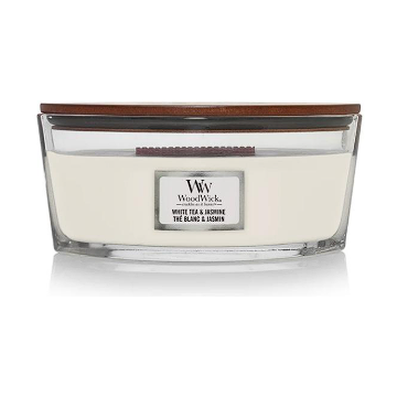 Lumanare Parfumata White Tea Jasmine  453.6g Alb