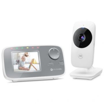 Monitorizare Bebelus VM482 2.4 Video Alb-Gri