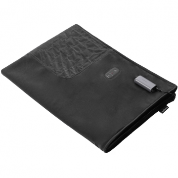 Patura Incalzita Portabila OL 200 60272 19.24W 130x90cm Baterie Reincarcabila 3 Setari De Temperatura Negru