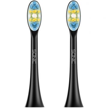 Set 2 Capete de Rezerva pentru Periuta Electrica TSA8087-B Negru