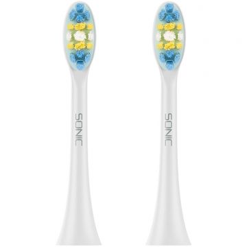 Set 2 Capete de Rezerva pentru Periuta Electrica TSA8087-W Alb