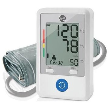 Tensiometru FH-PM 145 De Brat  Detectare Aritmie Precizie Mare 2x90 Memorii Alb/Gri