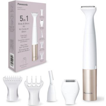 Trimmer 5in1 Body&Bikini ES-WM31-P301 Wet&Dry Accesorii Interschimbabile Lame Otel Roz/Alb