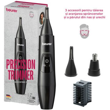 Trimmer de Inalta Precizie MN2X Multifunctional Fara Fir 3 Accesorii Negru