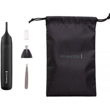 Trimmer Sprancene/Urechi/Nas Baterii AA Lame Inox 2 Capete Incluse Negru