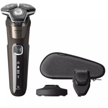 Aparat De Ras Shaver Series 5000 S5886/38 Acumulator Autonomie 60min SkinIQ Maro