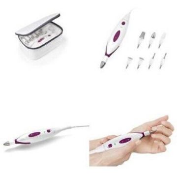 Aparat Manichiura/Pedichiura MP815 85153 2 Viteze 2 Directii 7 Capete  Alb/Mov