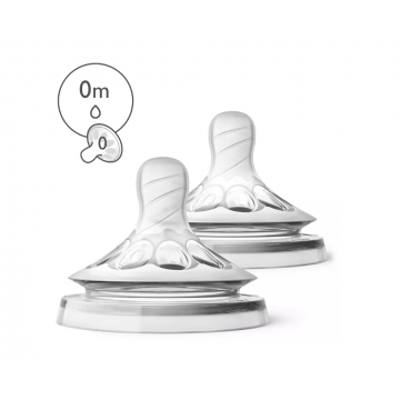 Avent SCF040/27 Tetina natural ultra soft 0+ luni 2 bucati