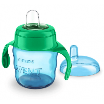 Avent SCF551/05 Cana cu tetina moale si manere baieti 6+ luni 200 ml