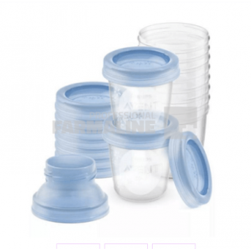 Avent SCF618/10 Recipiente stoc lapte matern 180 ml 10 bucati