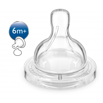 Avent SCF636/27 Tetina Airfelx cu fanta in forma de ''y'' 6+ luni 2 bucati