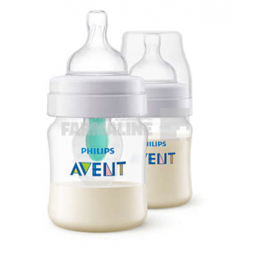 Avent SCF810/24 Biberon AirFree PP Clasic 2 buc +0 luni 125 ml