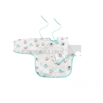 Baby Nova 33102 Baveta impermeabila cu maneci si buzunare