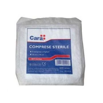 Cara Comprese sterile 10 x 10 cm