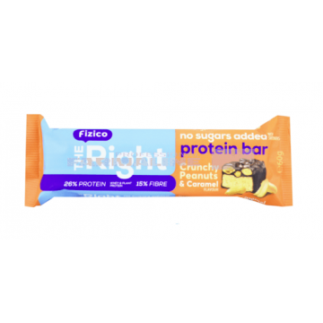 Fizico The Right Baton proteic cu arahide si caramel 60 g