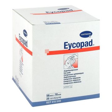 Hartmann Eycopad Comprese oculare sterile 56 mm x 70 mm 25 bucati