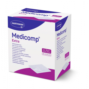 Hartmann Medicomp Comprese extra sterile 10 cm x 10 cm 25 bucati