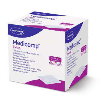 Hartmann Medicomp Comprese extra sterile 5 cm x 5 cm 25 bucati