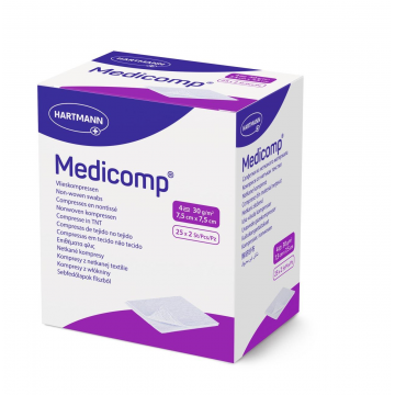 Hartmann Medicomp Comprese extra sterile 7.5 cm x 7.5 cm 25 bucati