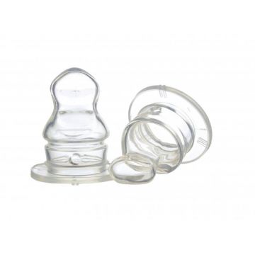 Minut Baby TR 20110232 Tetina silicon ortodontica lichide groase 6+ luni 2 bucati