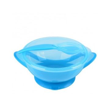 Nuby 5419 Castron cu Ventuza si Lingurita 6+ luni  400ml