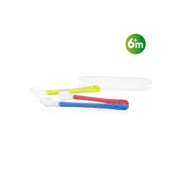Nuby 5556 Lingurita flexibila 6+ luni