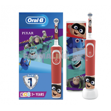 Oral B Periuta dinti Electrica copii Braun Vitality D100 Pixar