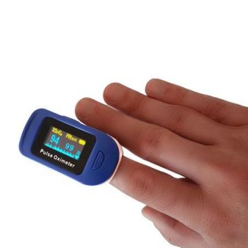 Pulsoximetru fingertip pulse fara baterie