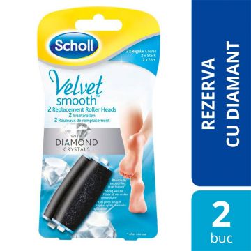 Scholl Rezerva pila electrica cu cristale diamant pentru piele ingrosata talpi