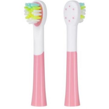 Set 2 Rezerve Periuta Electrica Sonic Junior Girl Roz