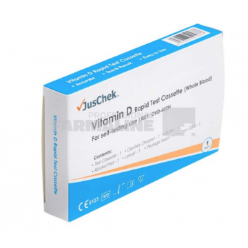 Test rapid pentru Vitamina D (punctie in deget/sange integral) 1bucata