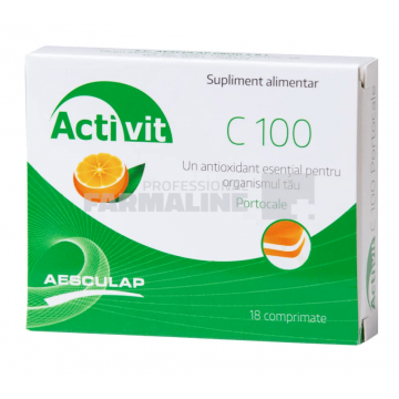 Activit C 100 portocale 18 comprimate