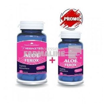 Aloe Ferox 60 capsule + Aloe Ferox 30 capsule Cadou