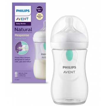 Avent SCY673/01 Biberon Natural Response anti-colici 1+ luni 260 ml