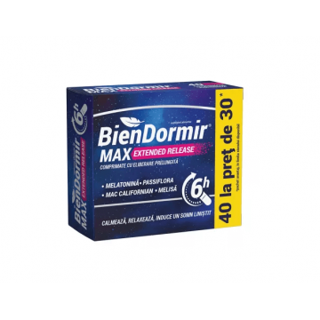 Bien Dormir Max Extended Release 40 comprimate