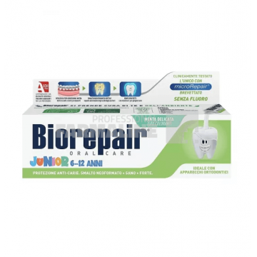 Biorepair Junior Pasta de dinti cu aroma de menta 6-12 ani 75 ml