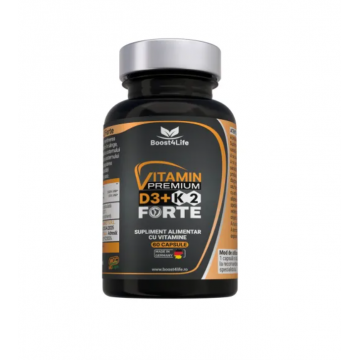 Boost4Life Vitamina D3+K2 Premium Forte 5000 UI 60 capsule moi