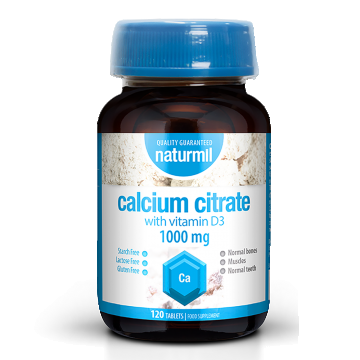 Calcium Citrate cu Vitamina D3 1000 mg  120 comprimate