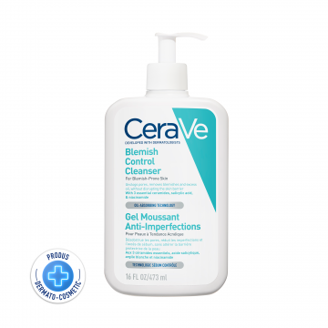 Cerave Gel spumant de curatare anti-imperfectiuni pentru tenul cu tendinta acneica 473 ml