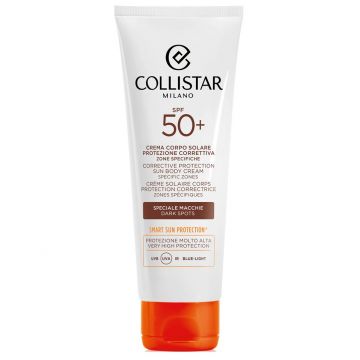 Crema de corp cu protectie solara impotriva petelor pigmentare cu SPF50+ Collistar, 100 ml