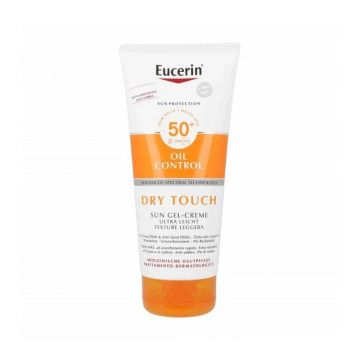Crema gel de corp cu protectie solara SPF 50+ Sun Protection Oil Control Eucerin, 200 ml