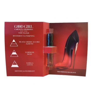 Esantion Carolina Herrera Very Good Girl Elixir, Apa de Parfum, 1,5 ml