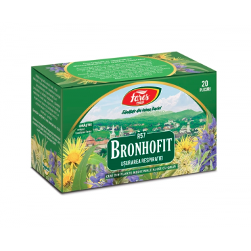 Fares Ceai bronhofit - usurarea respiratiei 20 plicuri