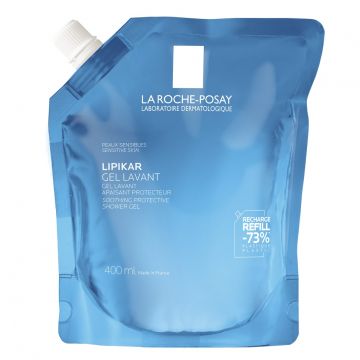 Gel de dus calmant si protector Lipikar La Roche-Posay (Concentratie: Gel de dus, Gramaj: 400 ml Rezerva )