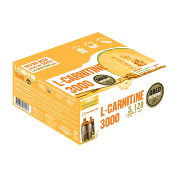 Gold Nutrition L - Carnitine cu aroma de pepene galben 3000 20 doze