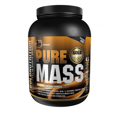 Gold Nutrition Pure Mass ciocolata 1,5 kg