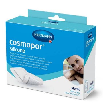Hartmann Cosmopor Silicone Plasturi autoadezivi 10cm x 8cm 5 bucati