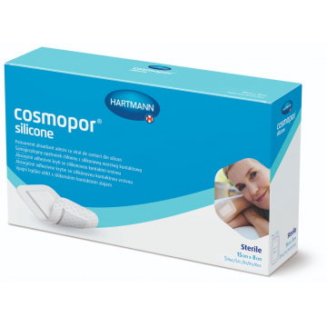 Hartmann Cosmopor Silicone Plasturi autoadezivi 15 cm x 8 cm 5 bucati